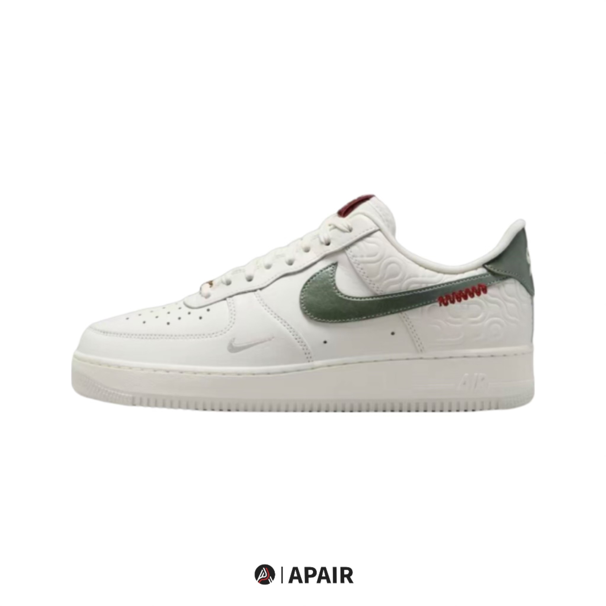 【APAIR】預購 Nike Air force 1 Low CNY "year of the snake" 男款 蛇年限定 白綠 蛇紋 中國繩結 HV5979-130