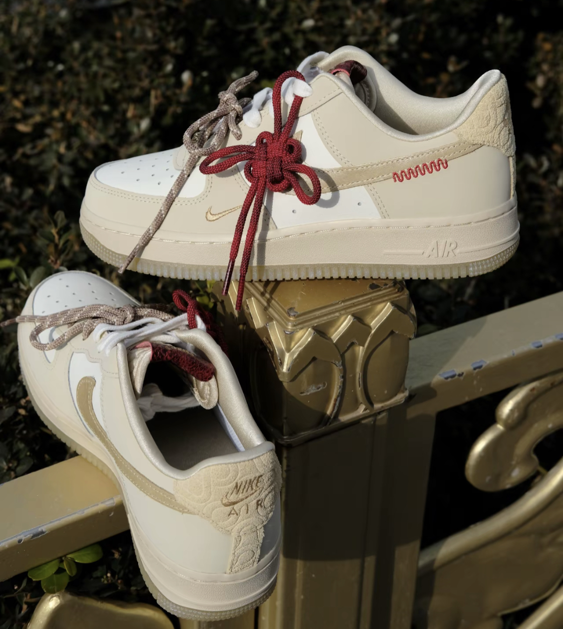 【APAIR】預購 Nike Air force 1 Low CNY "year of the snake" 女款 蛇年限定 奶黃 蛇紋 中國繩結 HV5990-172