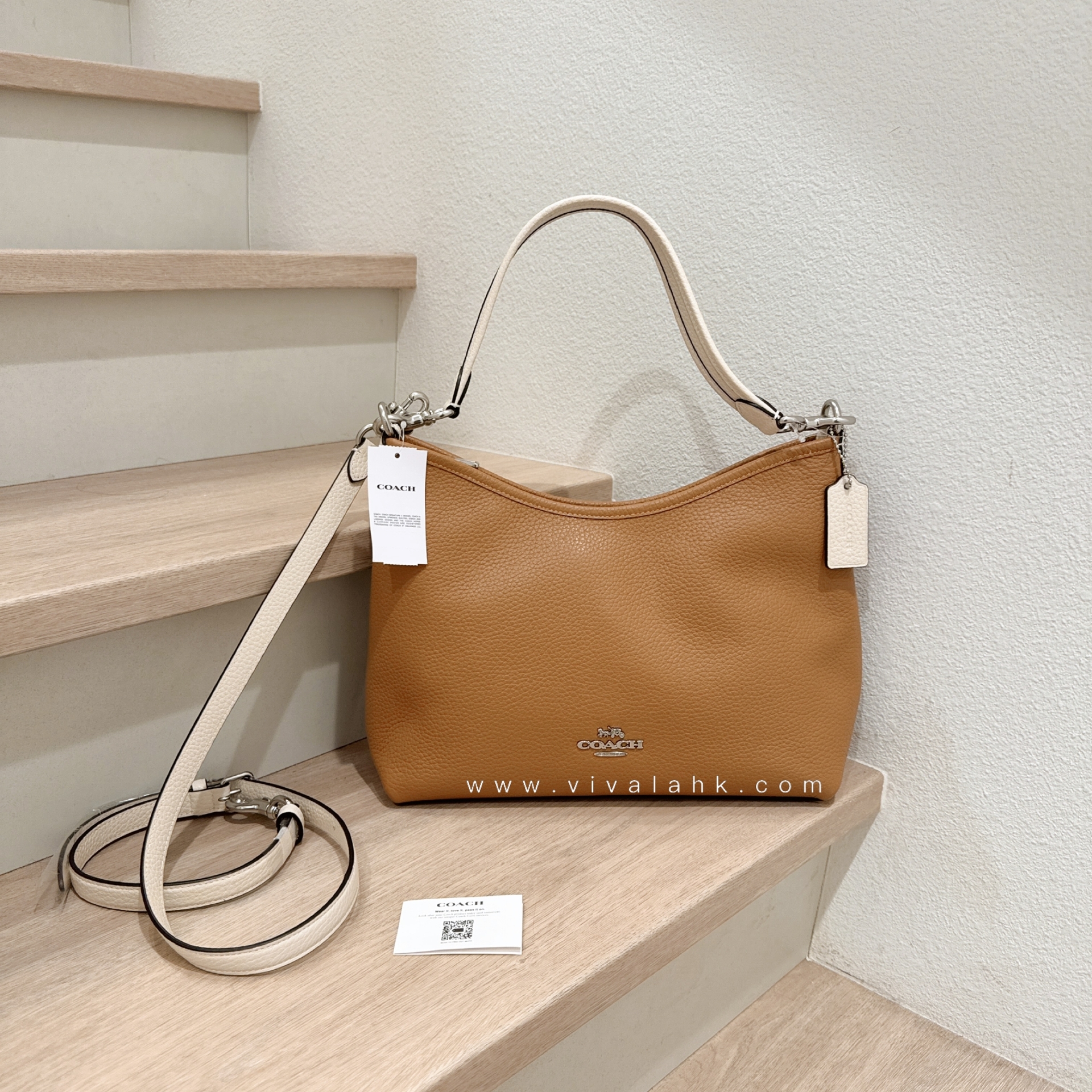 Coach - Laurel 拼色 單肩+斜孭多用袋 (CT850)