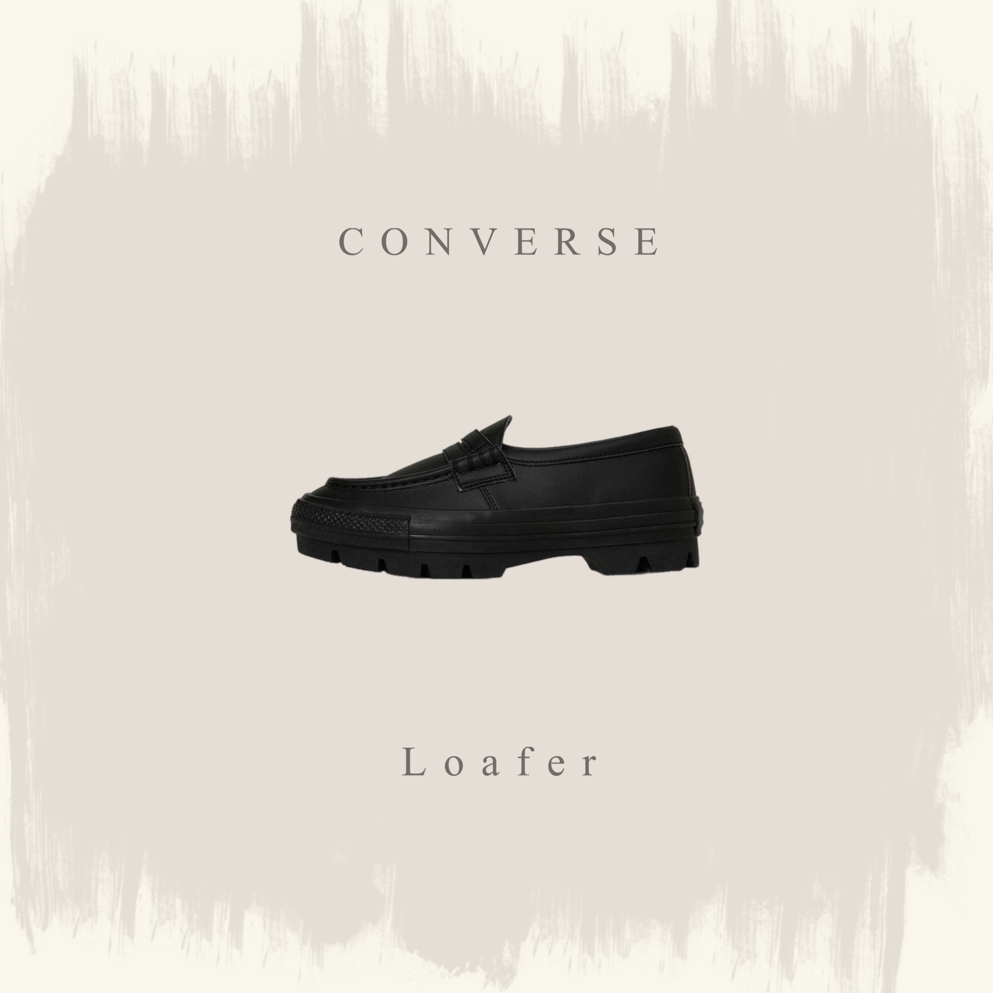 CONVERSE 匡威 全黑 樂福鞋 ALL STAR CHUNK LOAFER  復古 厚底 日本限定 31314200/預購