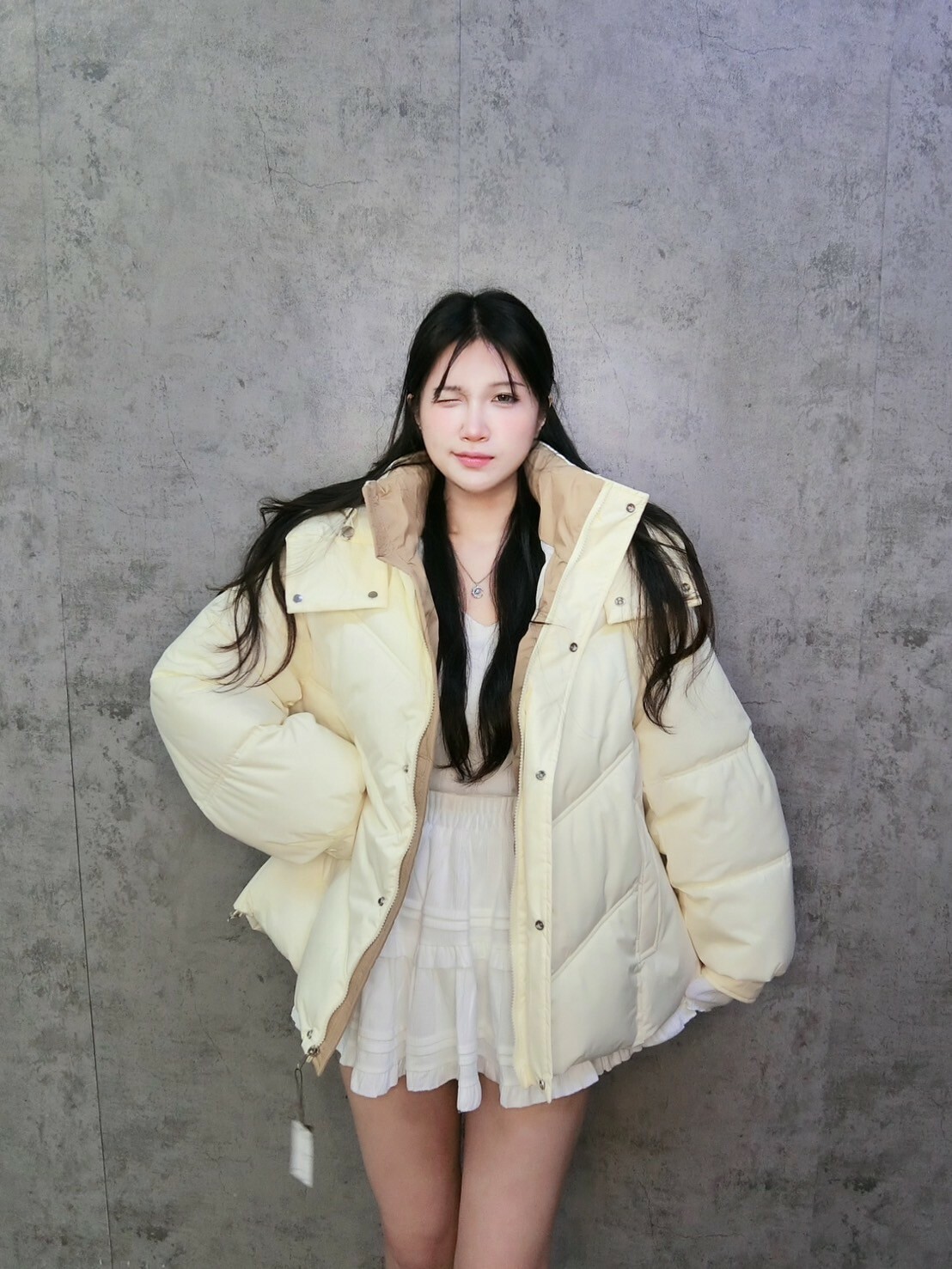 超保暖拼接撞色修身馬甲羽絨外套