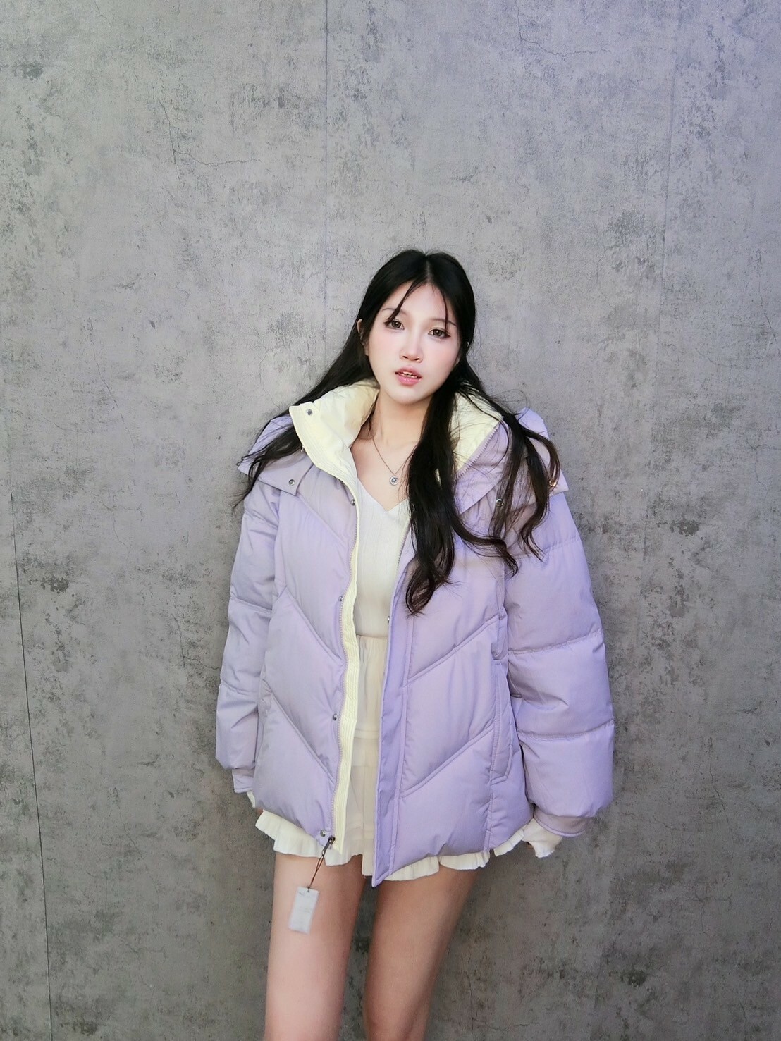 超保暖拼接撞色修身馬甲羽絨外套