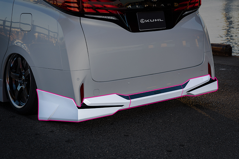 Alphard Kuhl 風格套件 - 後半擾流板