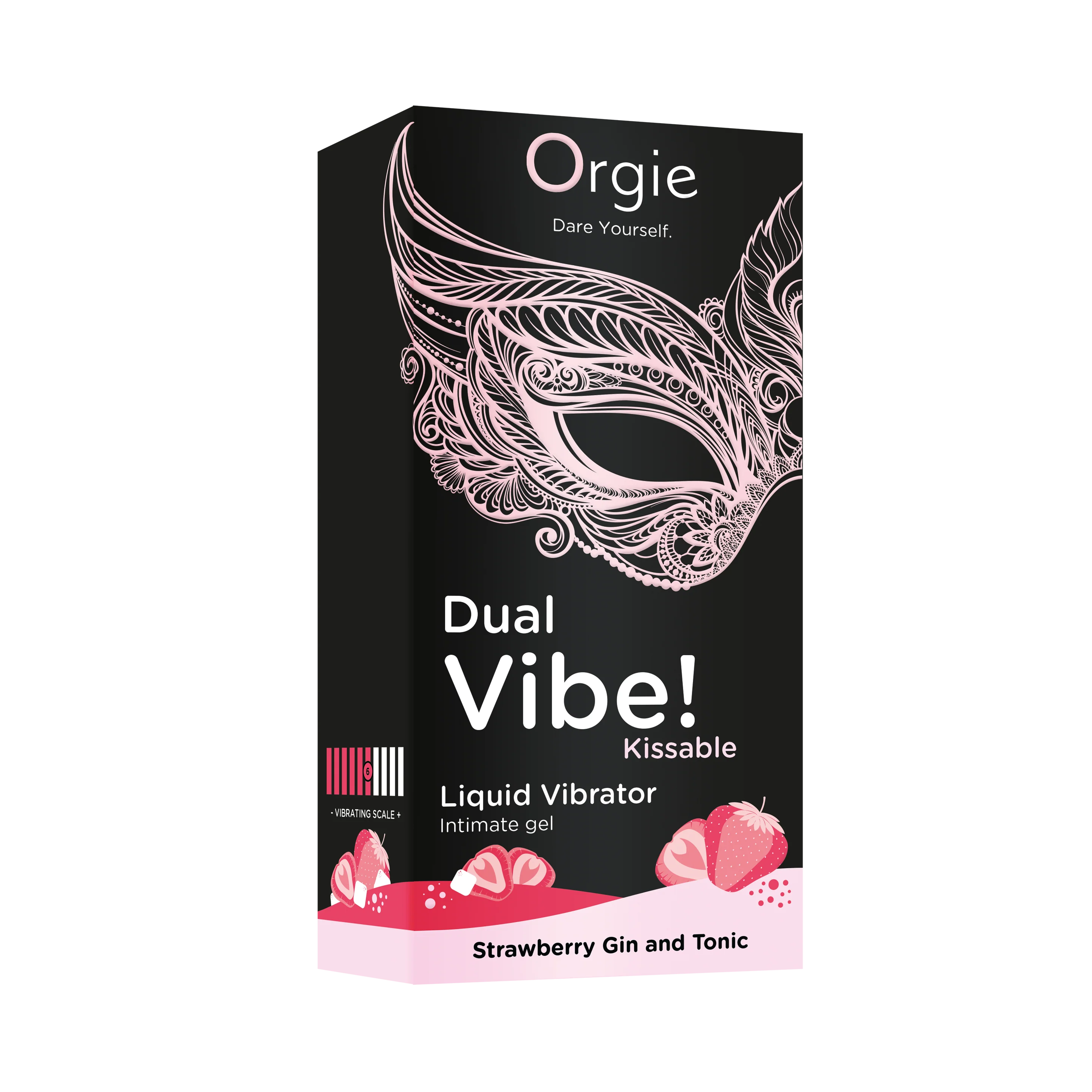 Orgie - Dual Vibe! Kissable Liquid Vibrator Strawberry Gin and Tonic -15 ml