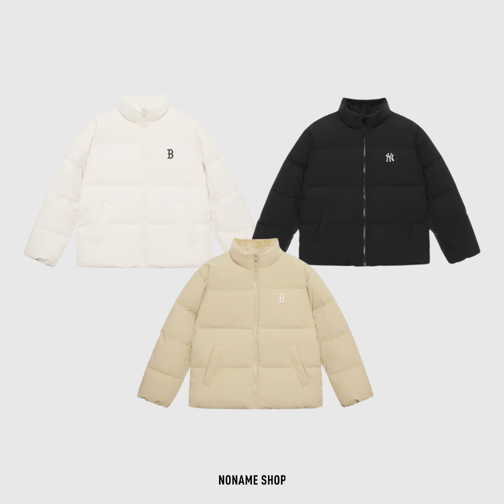 MLB 經典款 寬鬆 保暖 羽絨 外套 波士頓紅襪/紐約洋基 兩色 (男款)