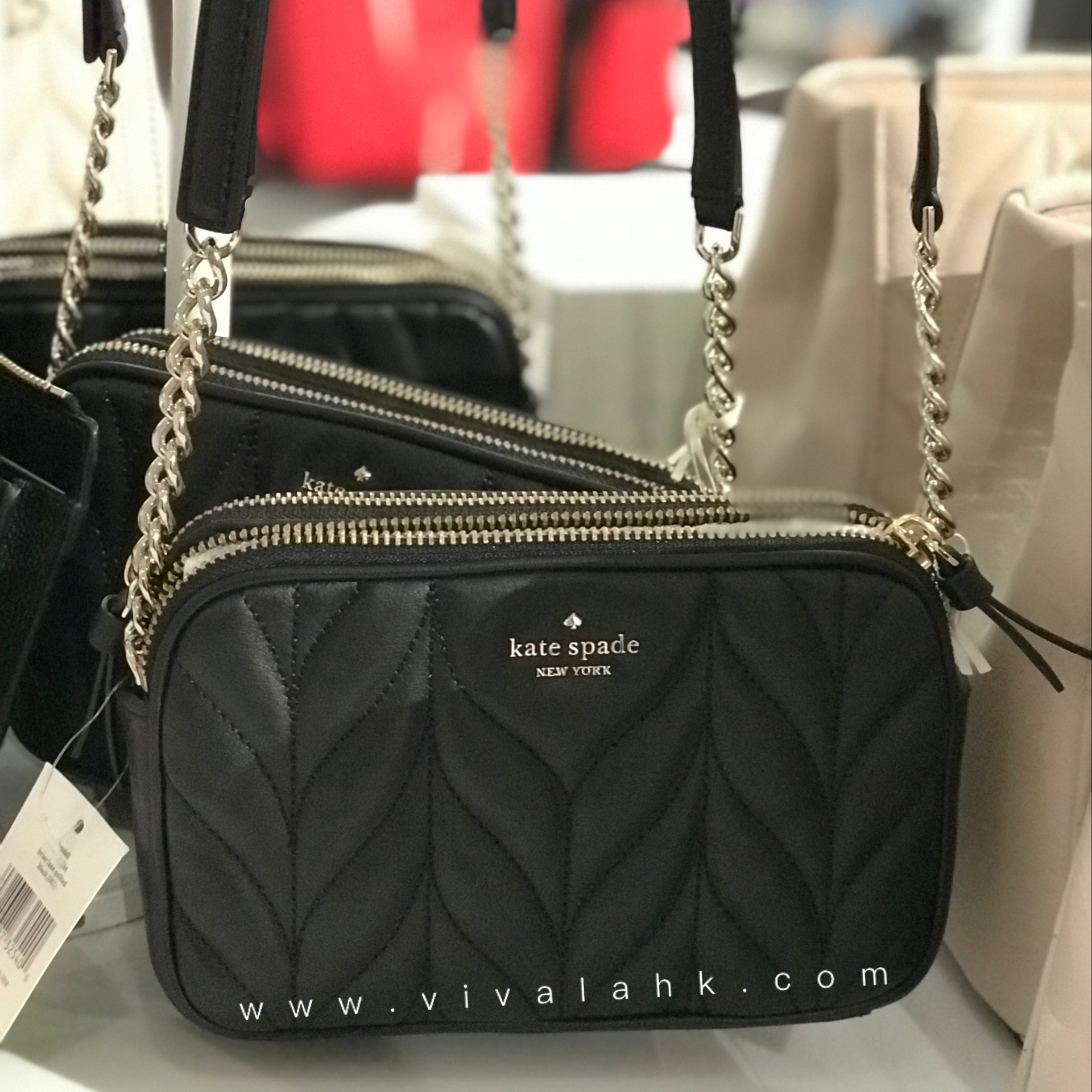 Kate Spade - Briar Lane Kendall 雙拉鍊斜孭袋 (WLRU5492)