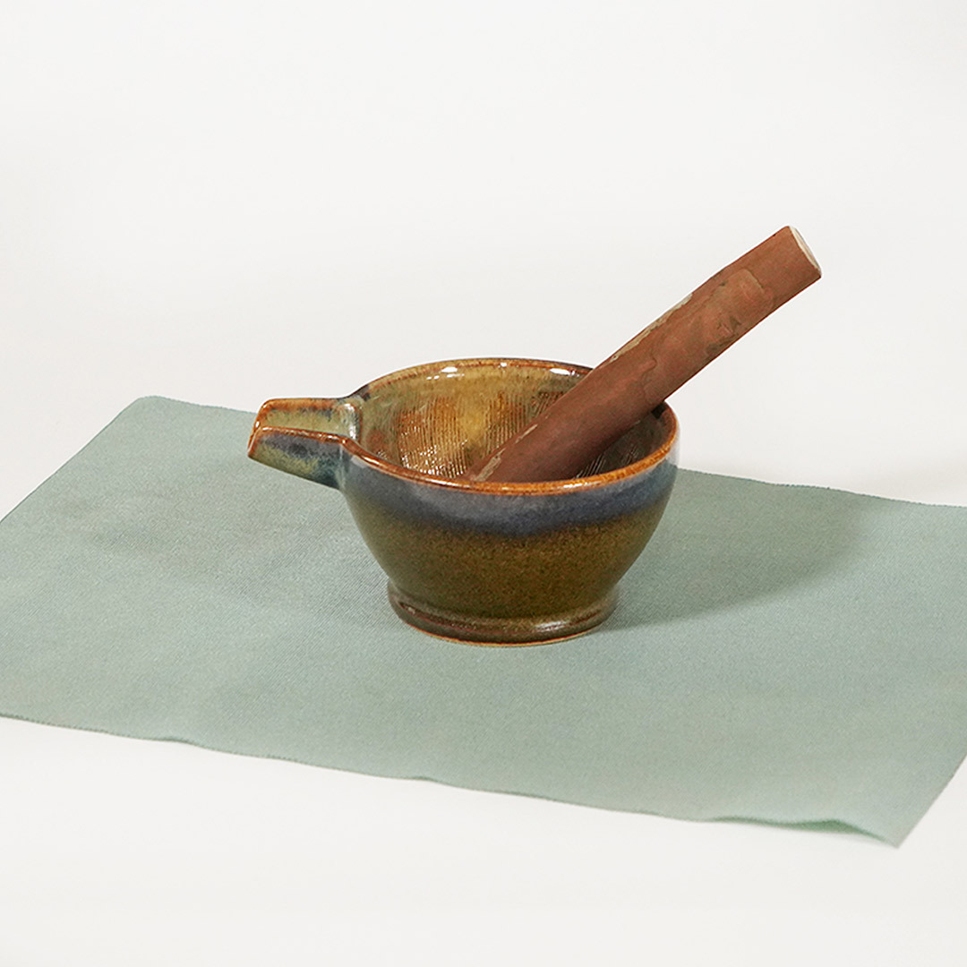 手作陶藝研磨缽｜茶葉末掛鈞窯釉｜李淳雄純手工製作｜實用與藝術兼具