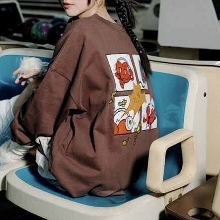 KURT WU x FREAK'S STORE 四格漫畫圖 刺繡 長袖 男女服飾 臺灣插畫家/預購