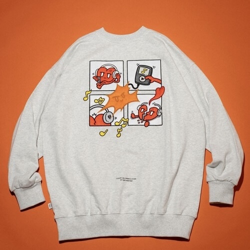 KURT WU x FREAK'S STORE 四格漫畫圖 刺繡 長袖 男女服飾 臺灣插畫家/預購