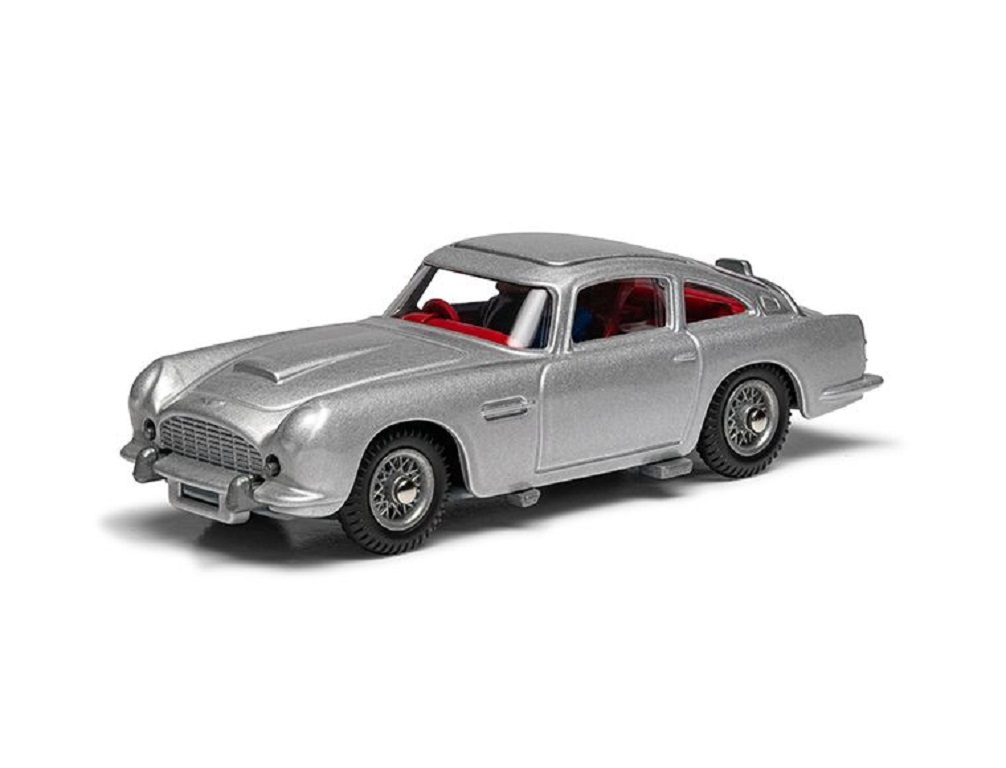 Corgi RT26101S 1:43 原版詹姆斯·龐德 阿斯頓·馬丁 DB5（再版，銀色）
