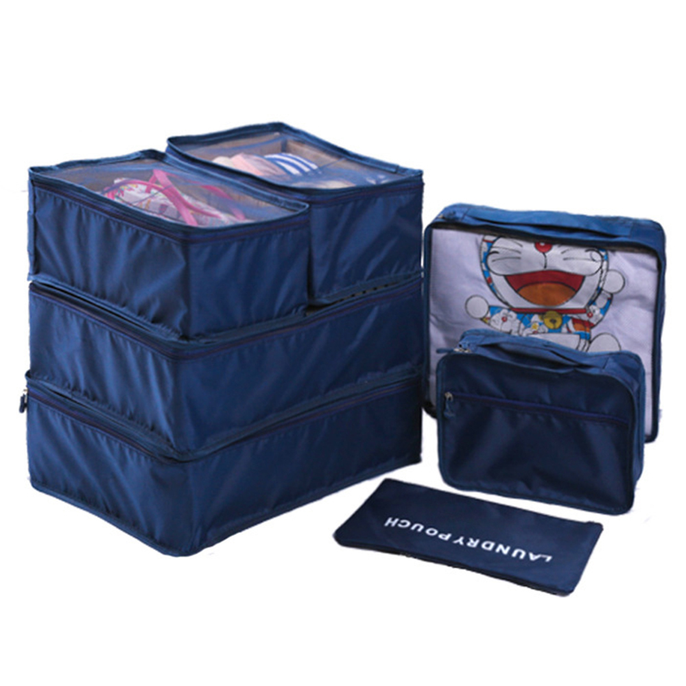 新一代輕巧素雅旅行收納7件套組(5色)