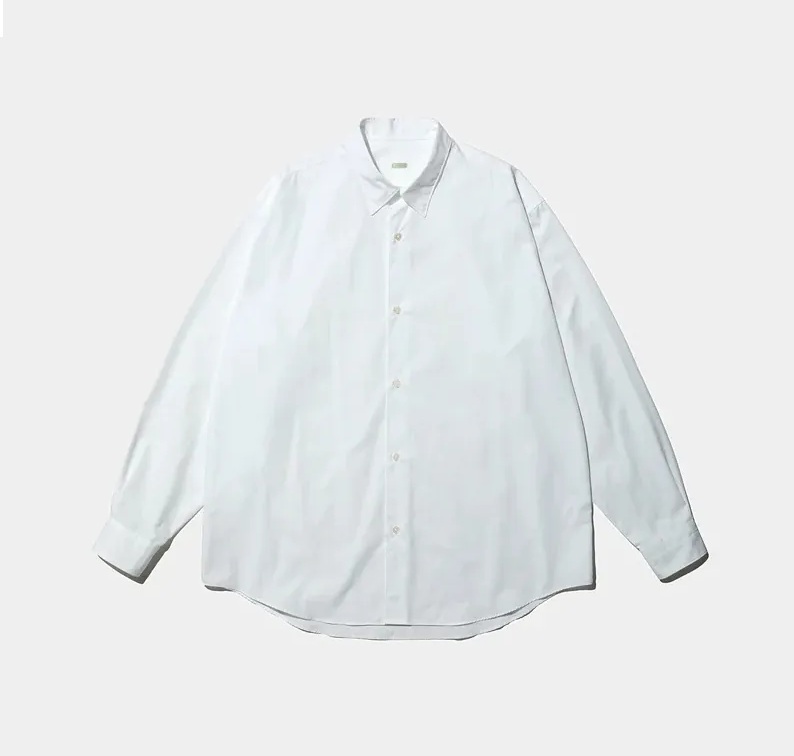 A.PRESSE 2025 S/S REGULAR COLLAR SHIRT LS - PRE ORDER ITEM (預訂中)