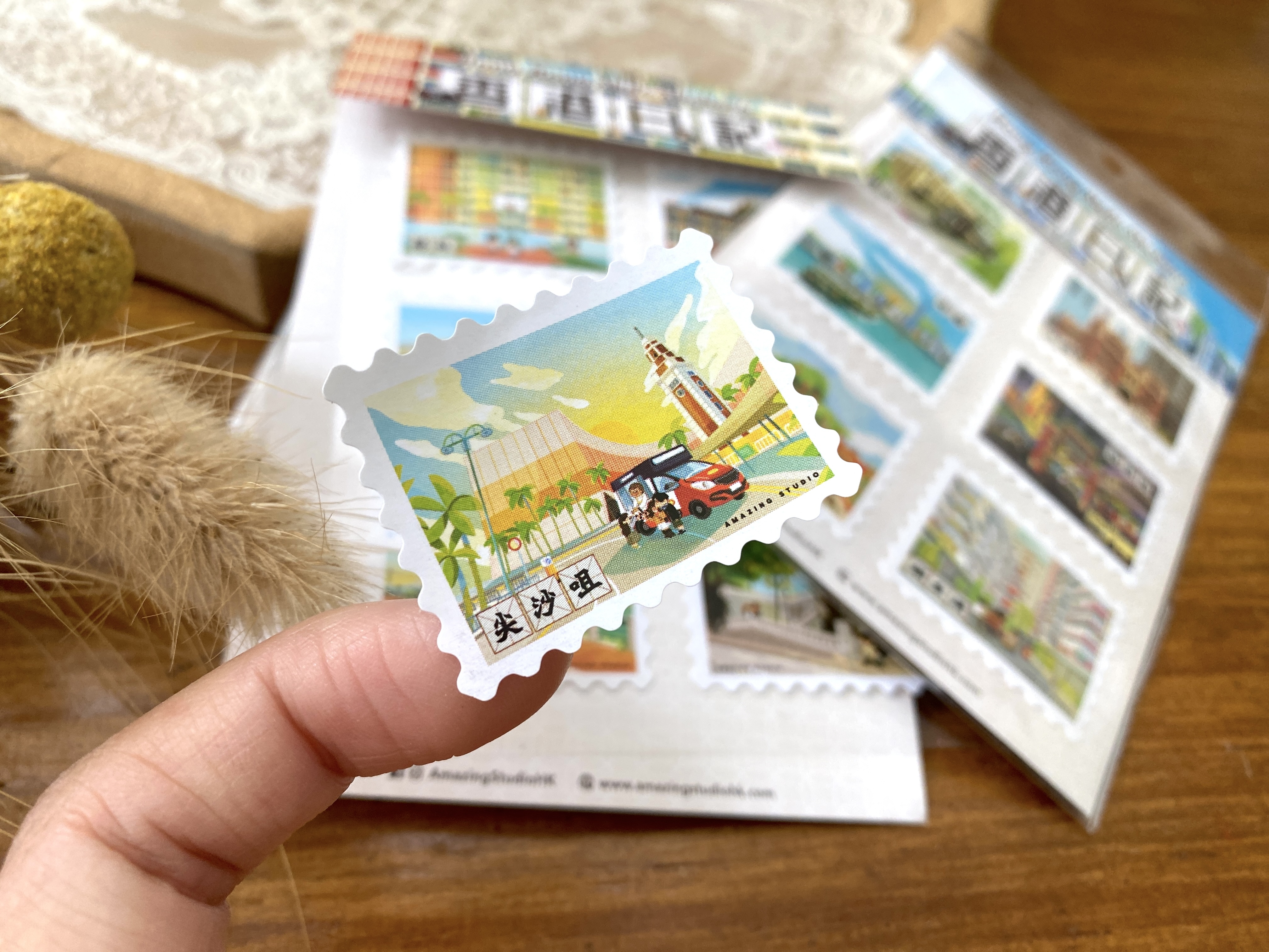 【郵票造形貼紙 - 香港日記02】 貼紙丨Amazing Studio