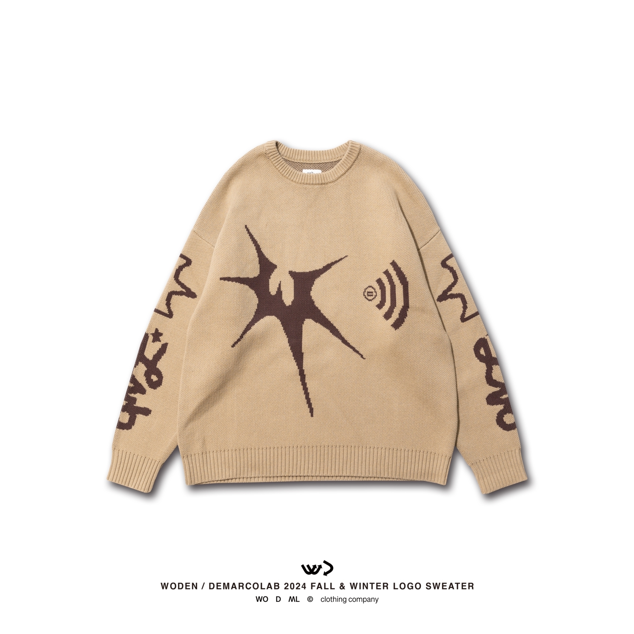 WODEN® / DeMarcoLab® 2024 Fall & Winter 049 LOGO Sweater