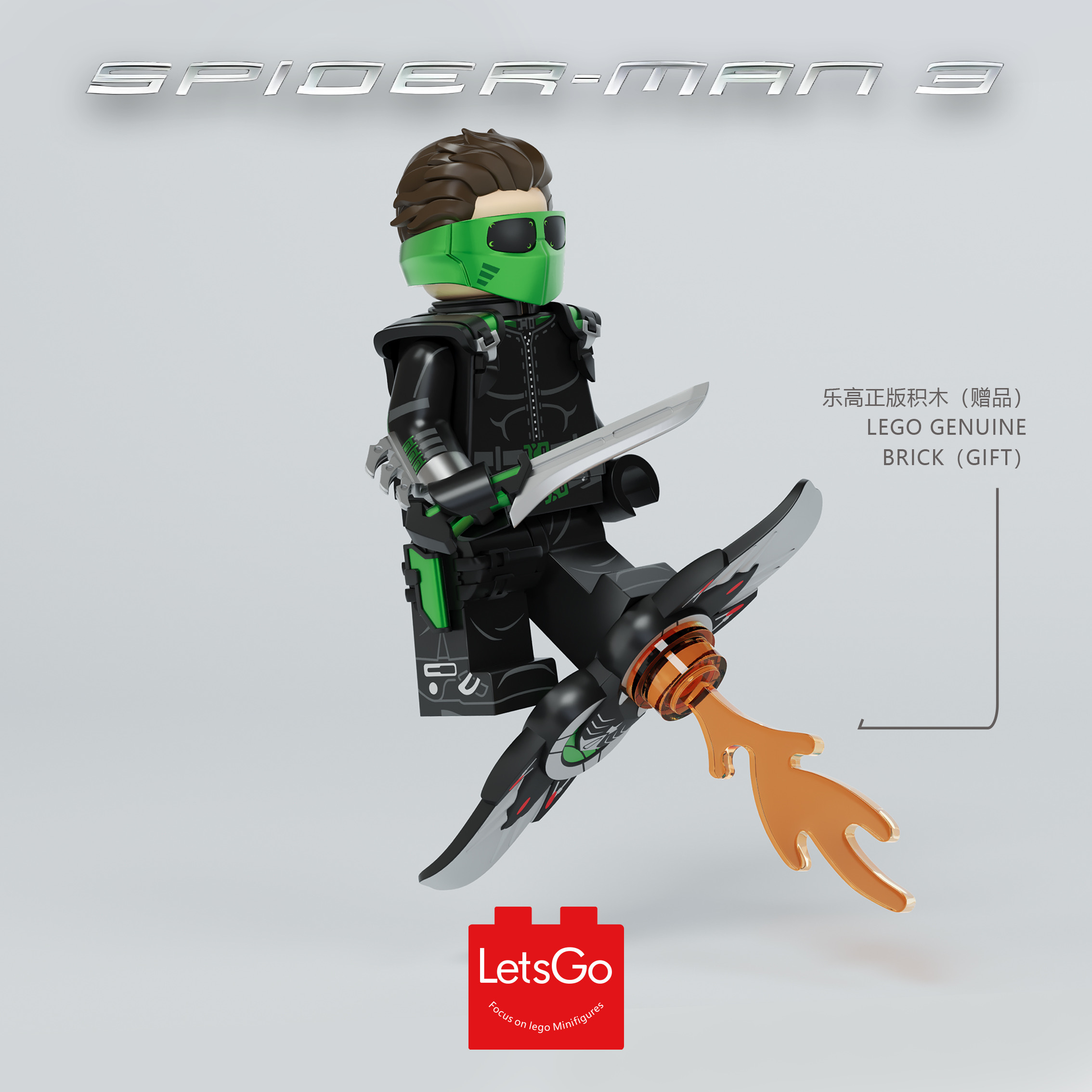 [Lets Go][In Stock] Spider Man 3 - Harry Osborn [PADprinted]