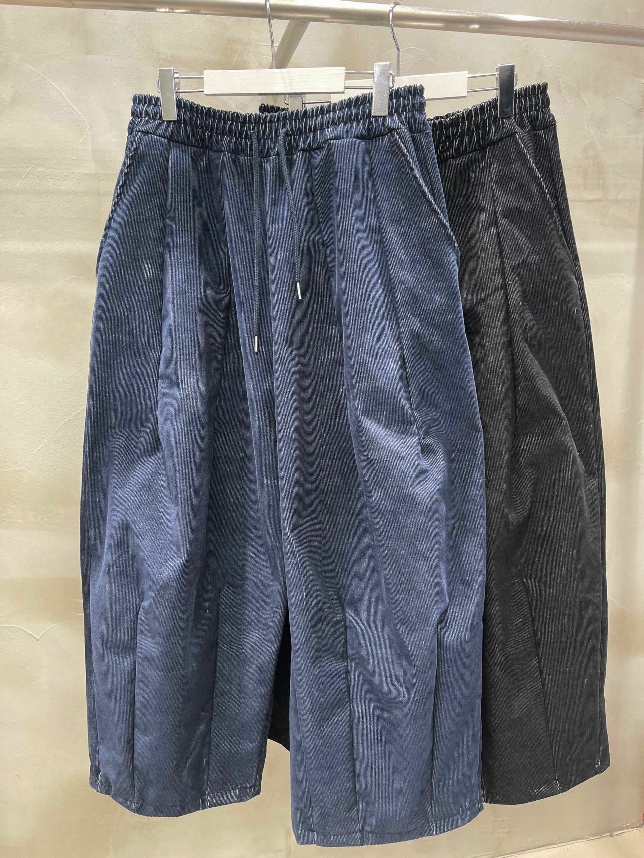 淨色暗直紋Balloon Pants MUSE-001P