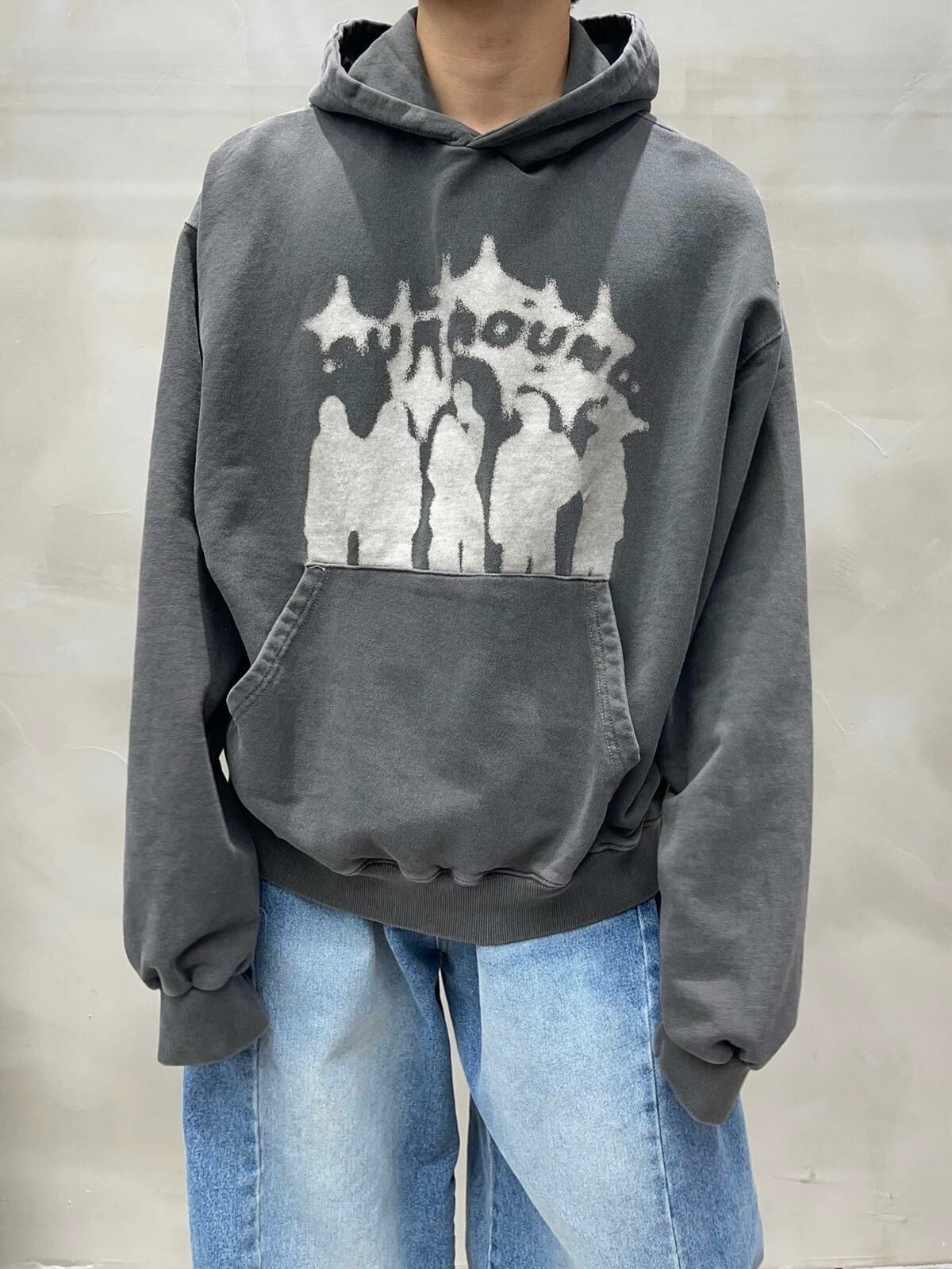 英文字圖案連帽衛衣 MUSE-007T