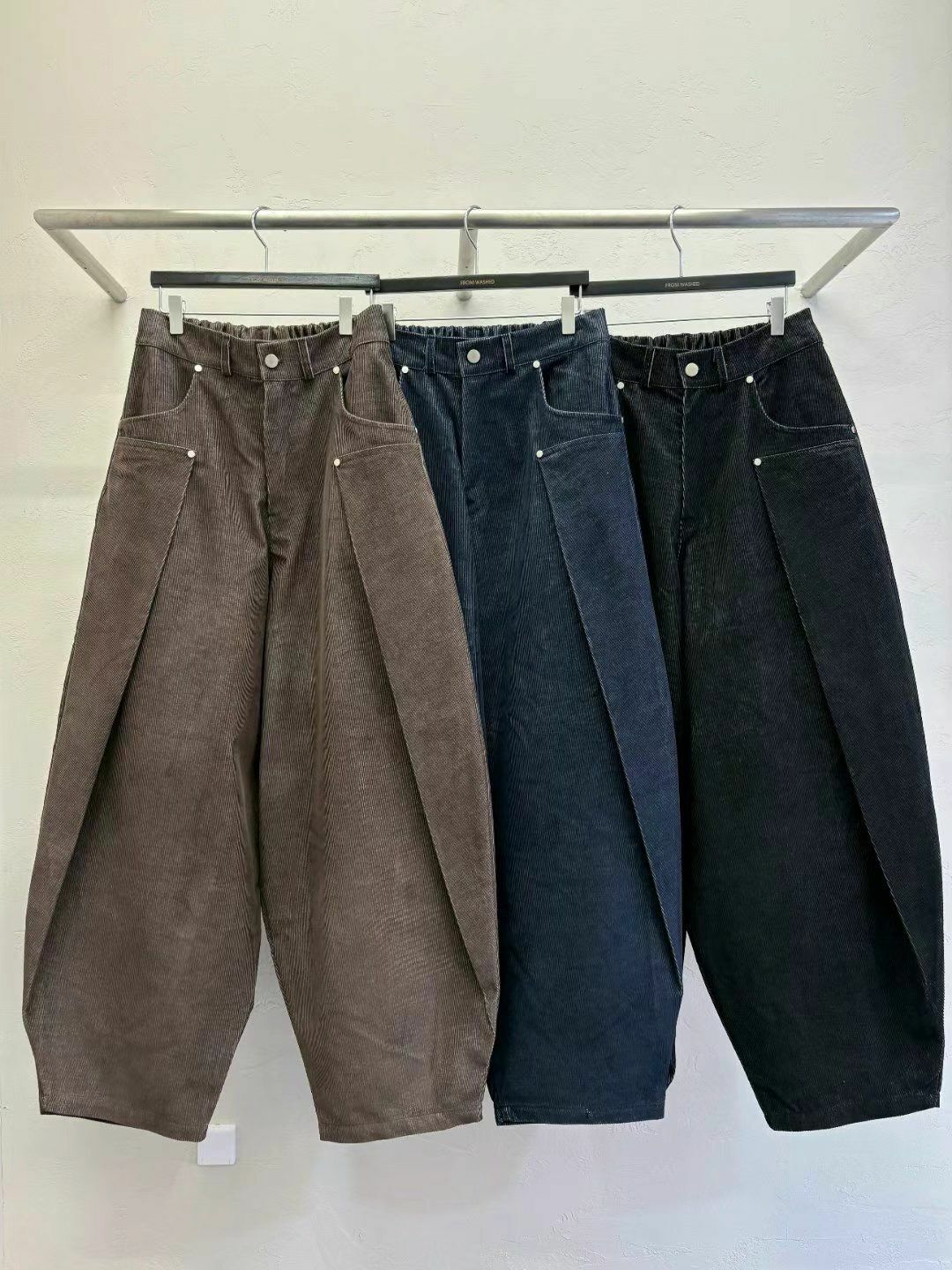 暗直紋Balloon Pants SCOPE-069P