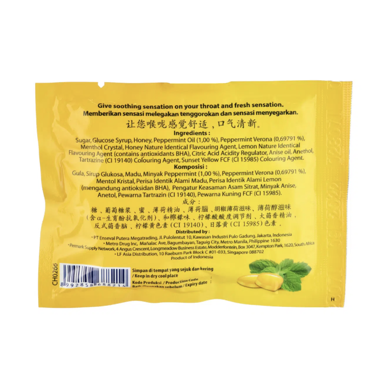 Woods' Peppermint Lozenges - Honey Lemon