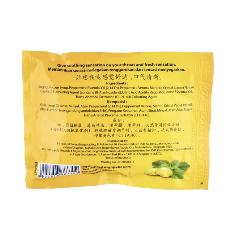 Woods' Peppermint Lozenges - Lemon