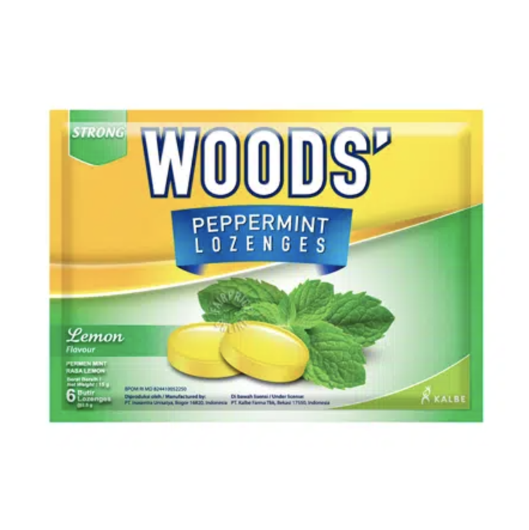 Woods' Peppermint Lozenges - Lemon