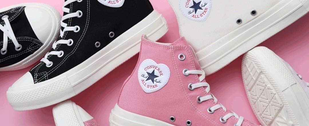🇯🇵Converse all star  愛心標 微厚底 高筒帆布鞋 無盒