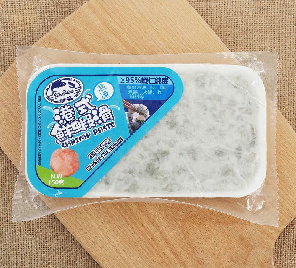 港式鮮蝦滑 鮮墨魚滑150g