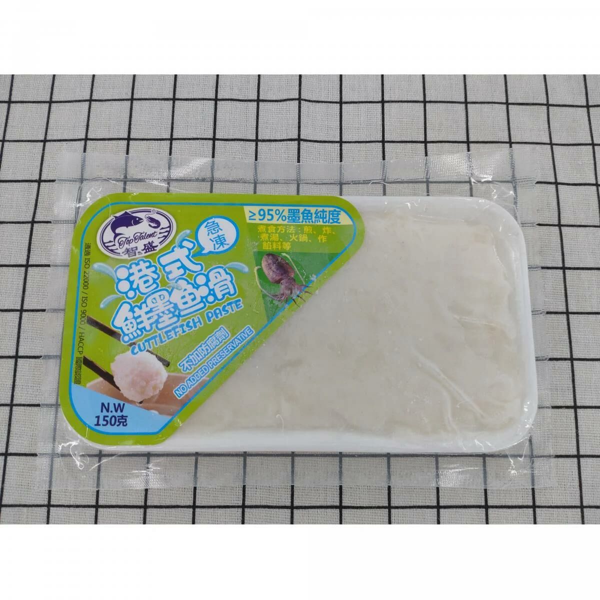 港式鮮蝦滑 鮮墨魚滑150g