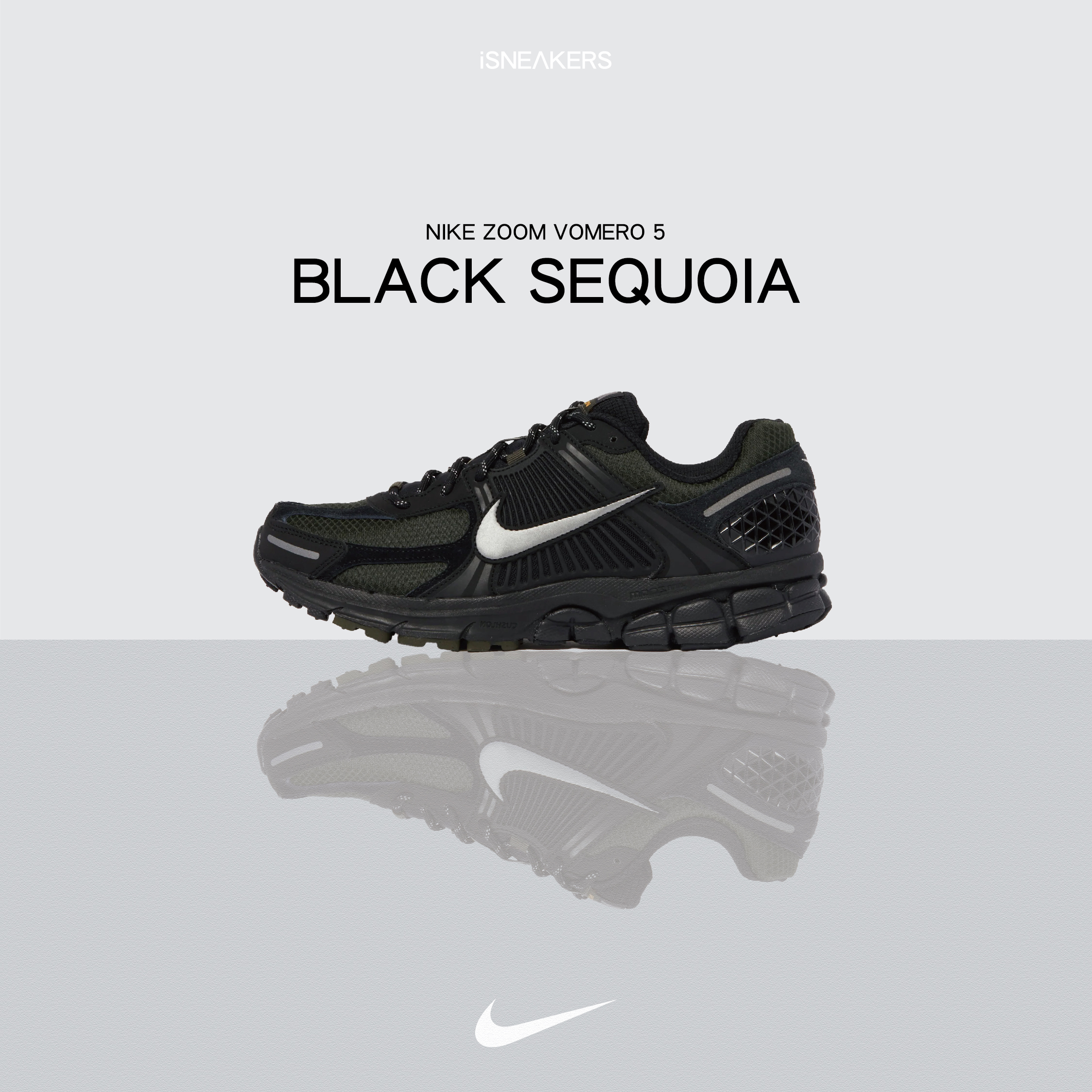 iSNEAKERS｜Nike Zoom Vomero 5 "Black Sequoia" 黑綠 HV2527-001