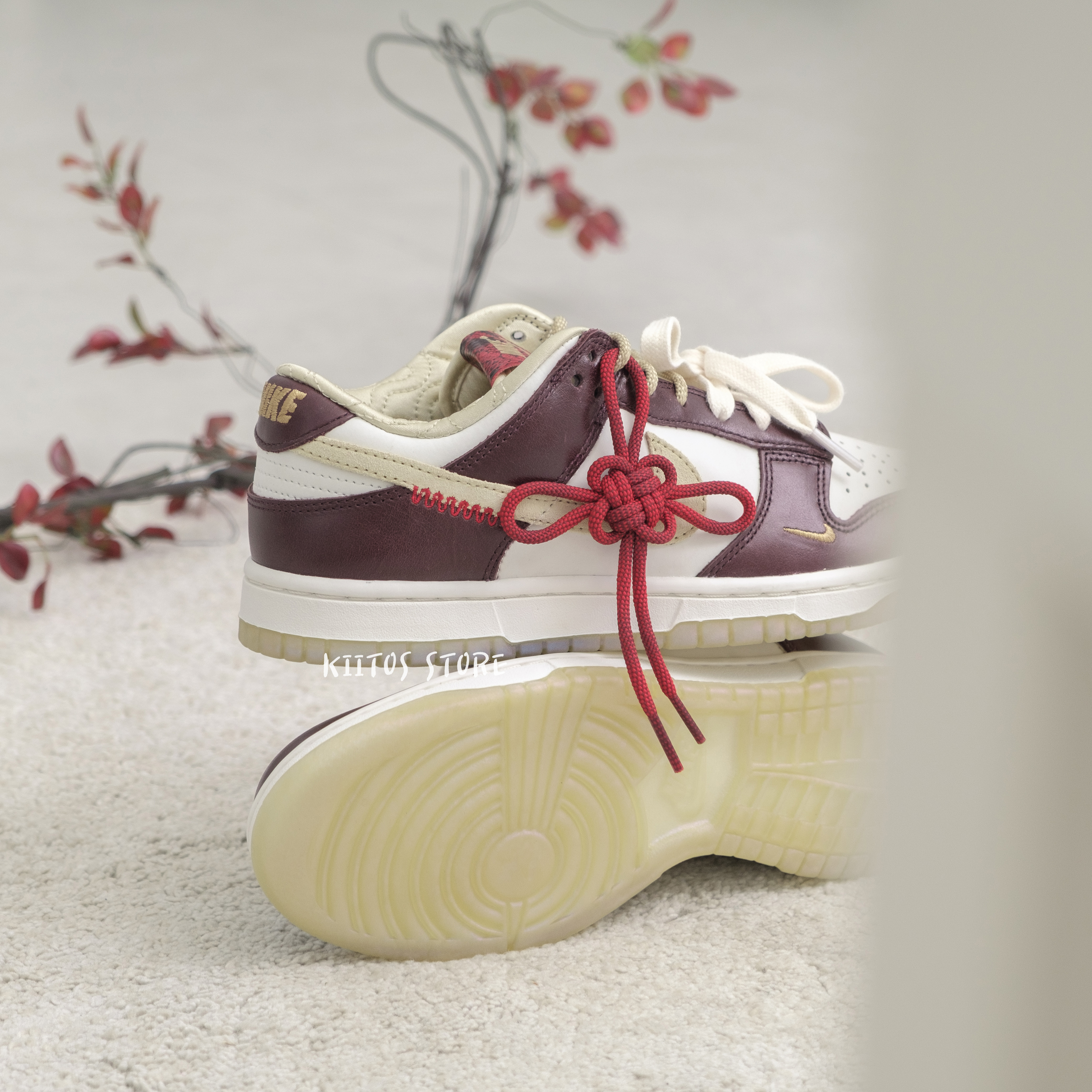 Nike Dunk Low Year of the Snake 蛇年 酒紅色 女鞋 HV5991-171