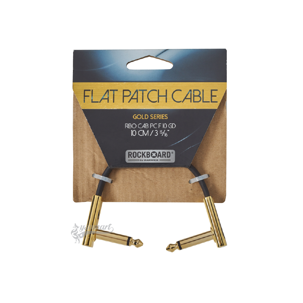 Warwick RockBoard Gold 系列 扁平短導線 – 10 cm
