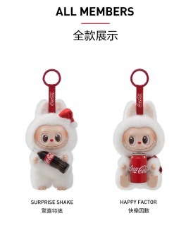 THE MONSTERS可口可樂系列-搪膠臉盲盒 (原盒)