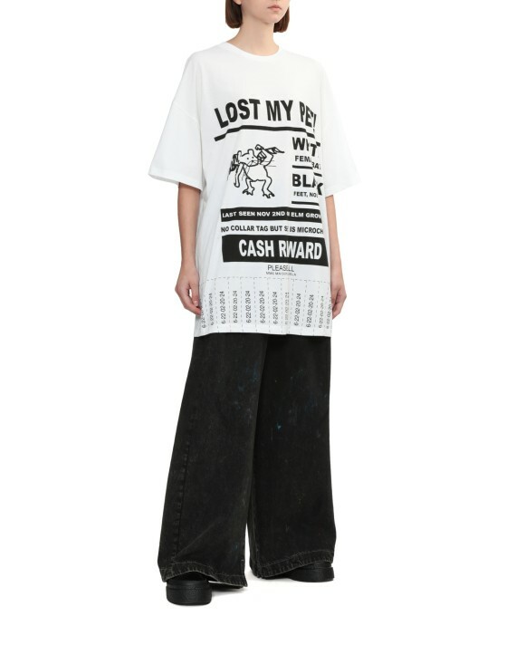 【Focus Store】預購 MM6 Maison Margiela Lost My Pet tee "White" 寬鬆短T