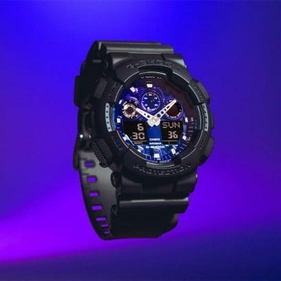 Casio G-Shock GA-100FL-1A 漸變色彩 手錶 (香港行貨)