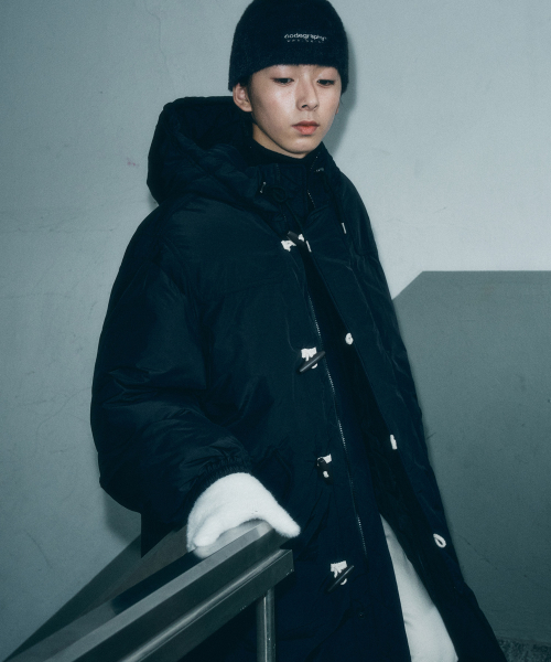 韓國代購 Code:graphy 風衣 Long Duffle Padding 牛角扣 保暖 長外套