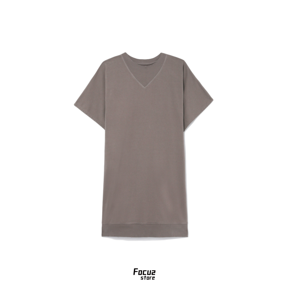 【Focus Store】預購 MM6 Maison Margiela Ruffles tee dress "Grey" 長版洋裝