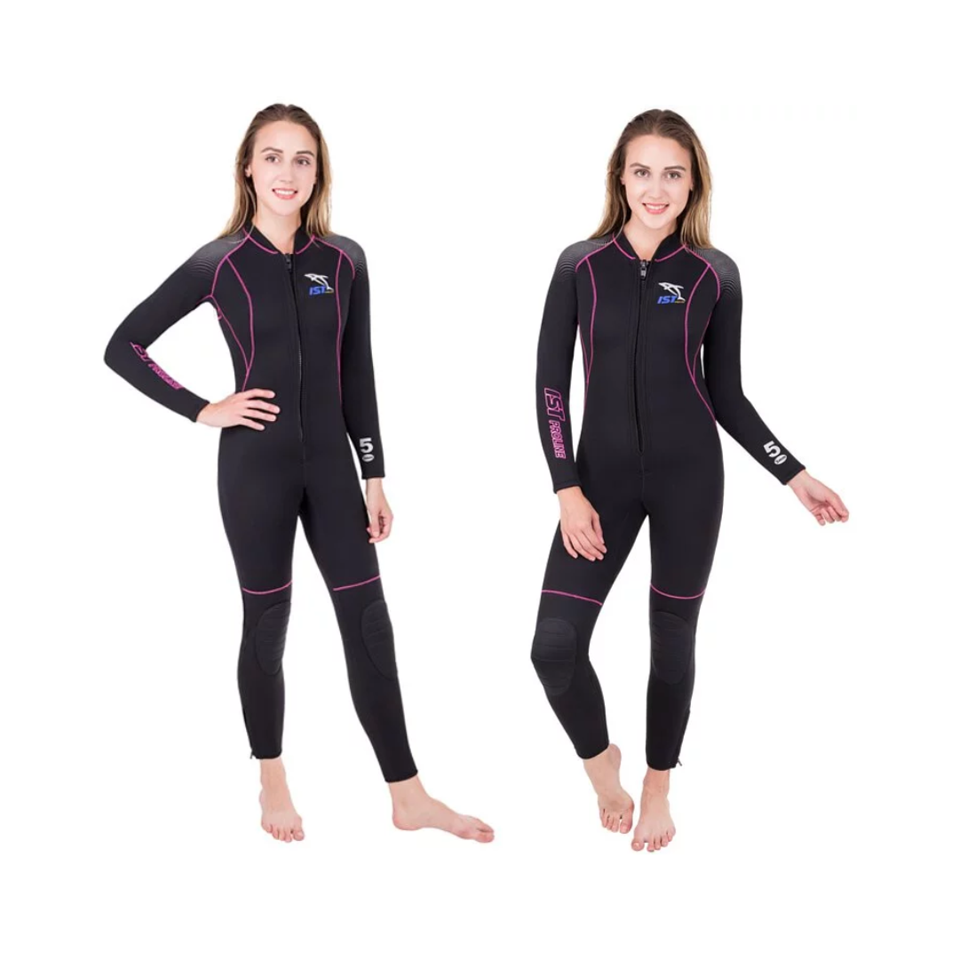 [斷碼出清] IST 女款 3mm 前拉鍊連身防寒衣（可正反兩穿）