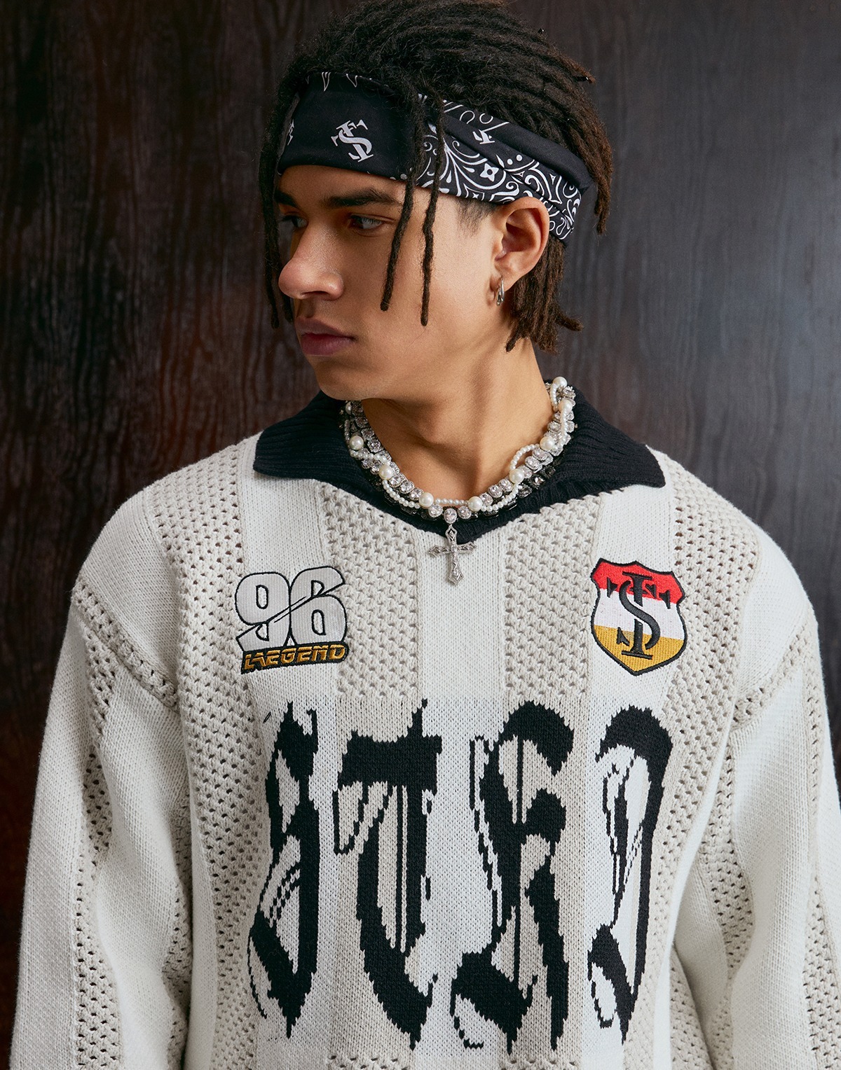 STK SmallTownKid 毛織POLO 長袖球衣