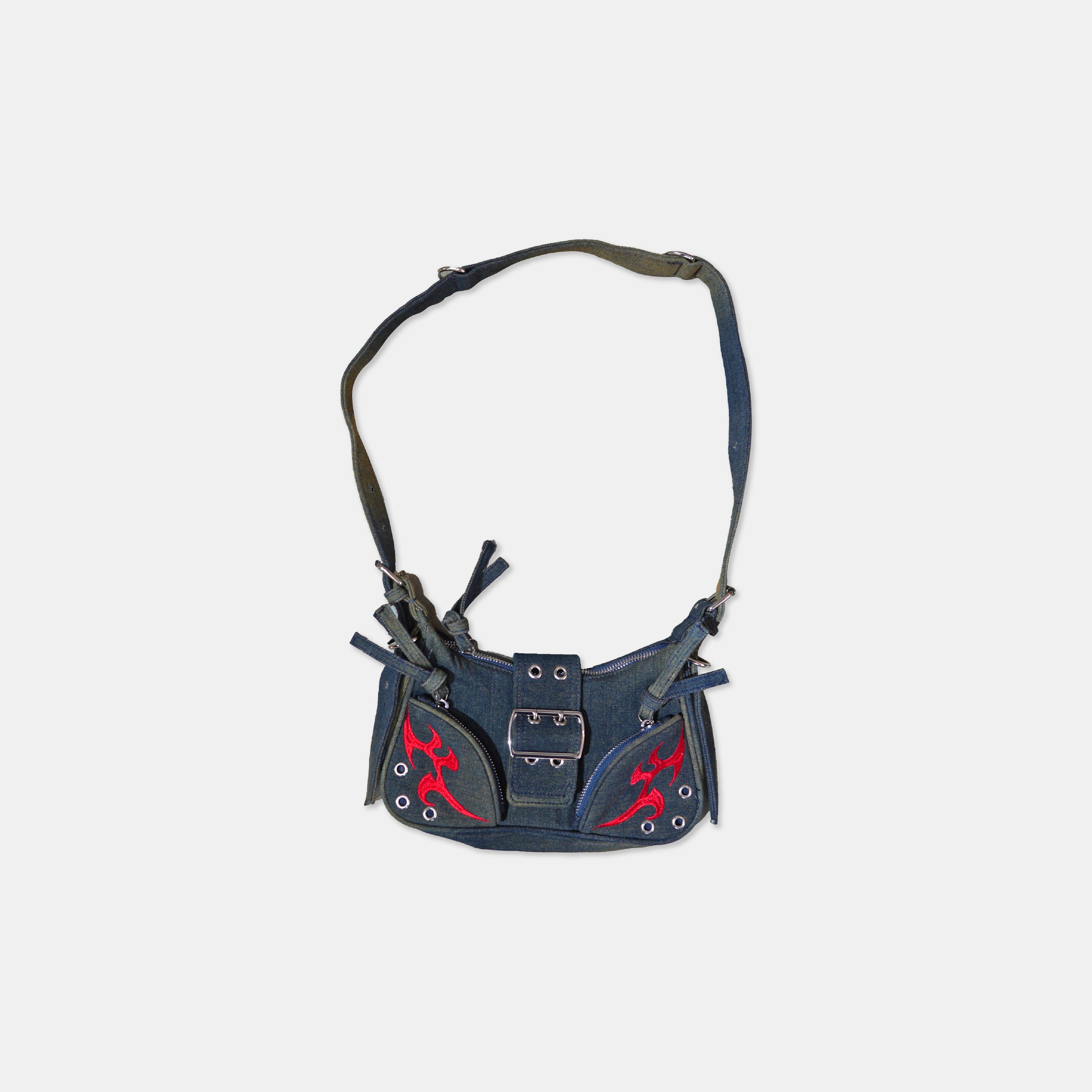 WBI 24SS EY-02 WBI Thorn Denim Shoulder Bag