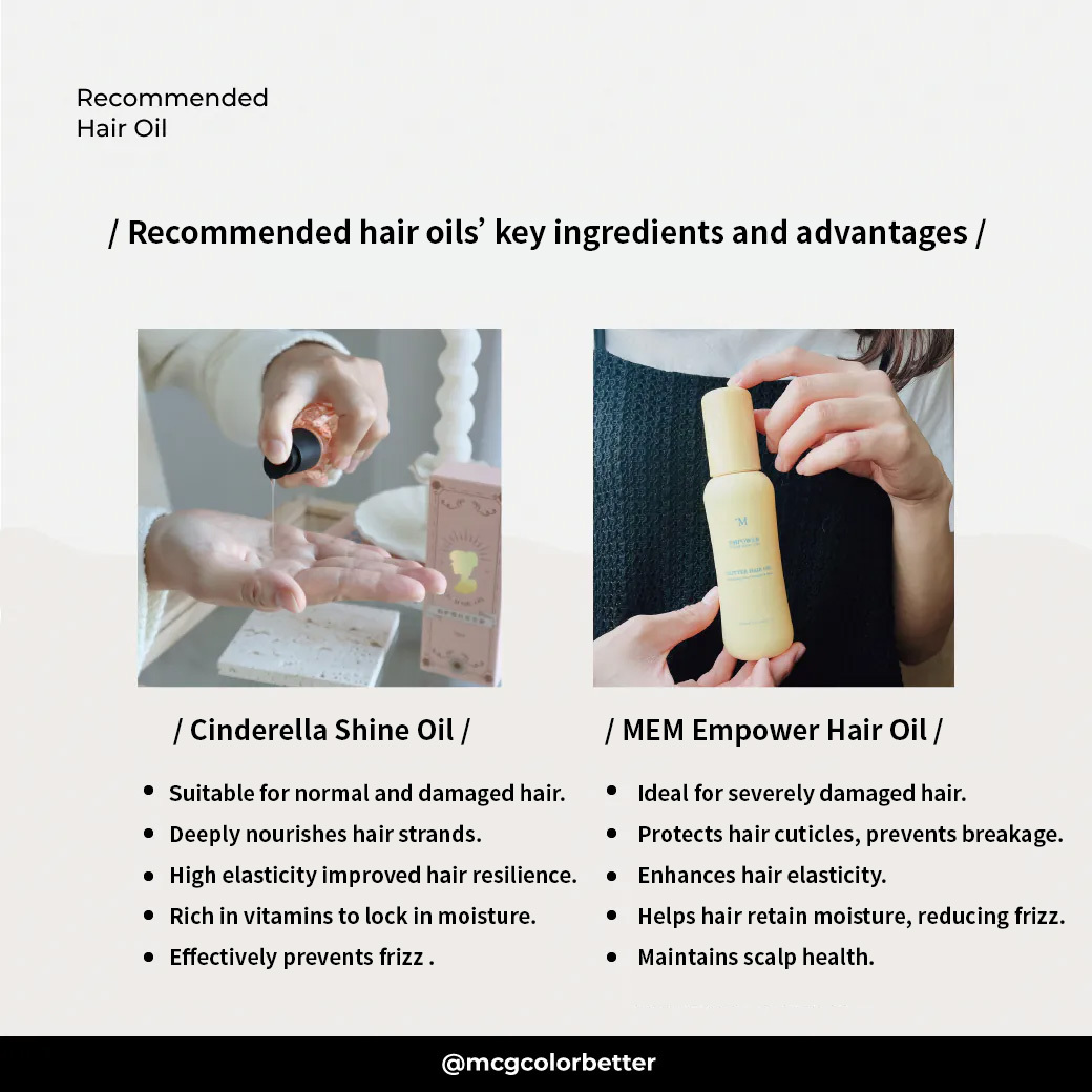 Recommended hair oils: Key ingredients and advantages