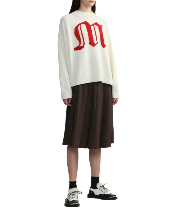 【Focus Store】預購 TOGA ARCHIVES Embellished leather oxfords "White" 樂福鞋