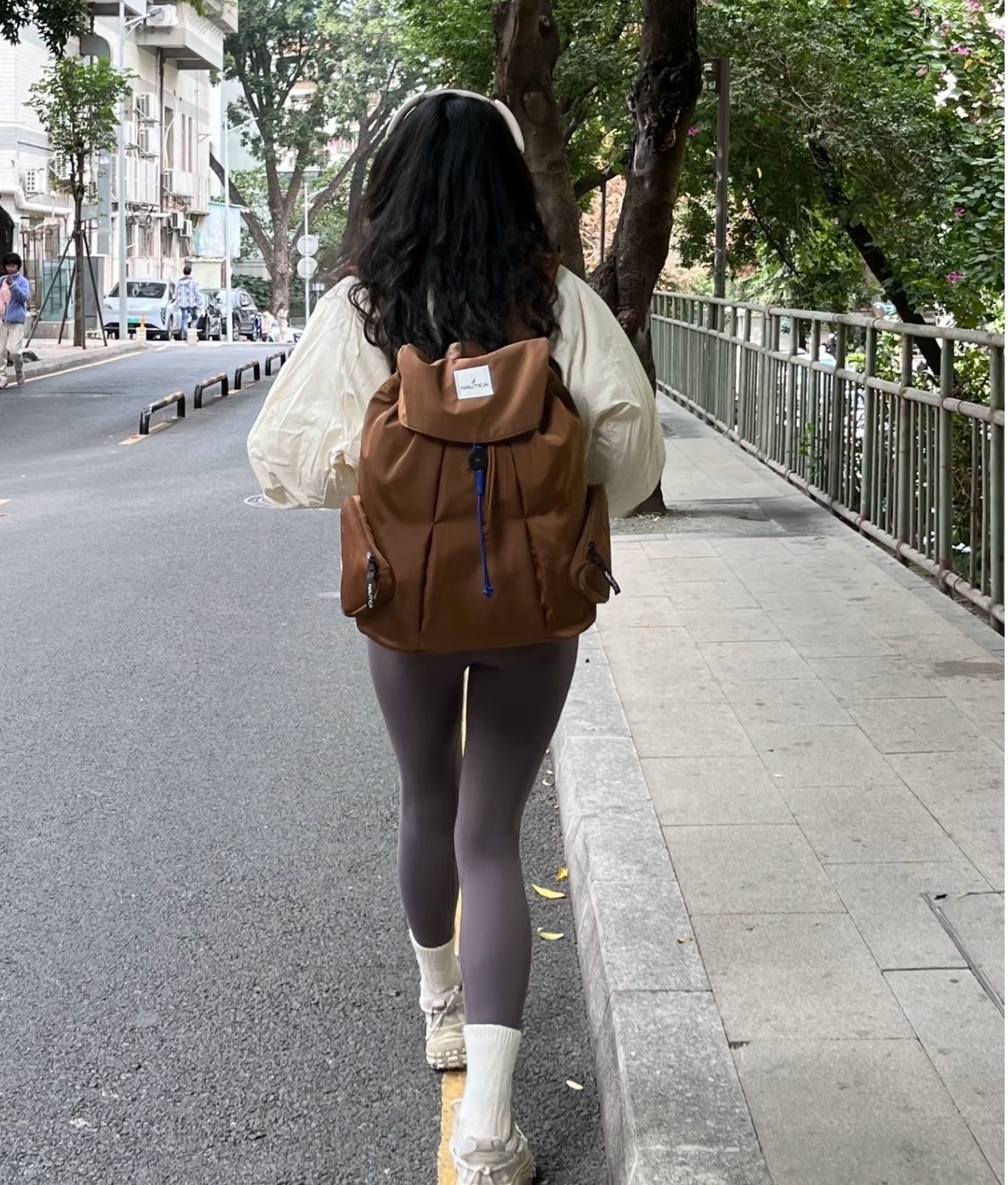 NAUTICA 日系休閒 尼龍 大容量後背包