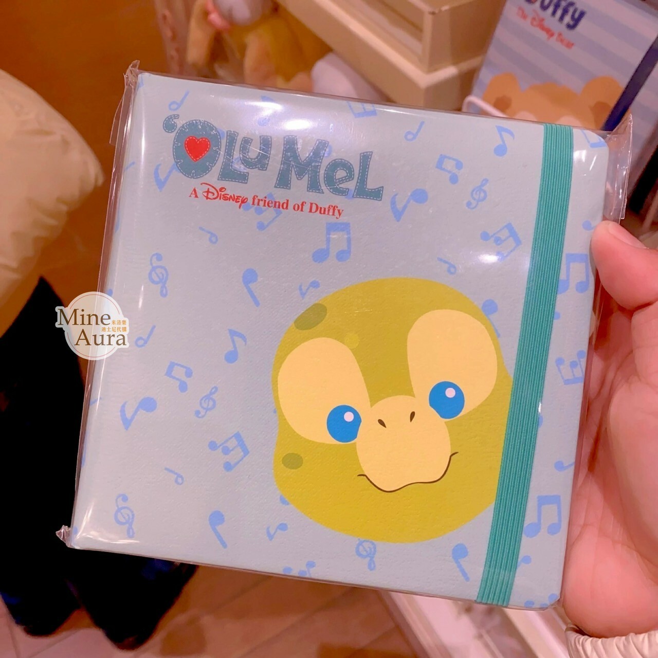 (限時特價) 奧樂米拉 海龜 OluMel 圖案 方形 筆記本 記事本 -上海迪士尼樂園