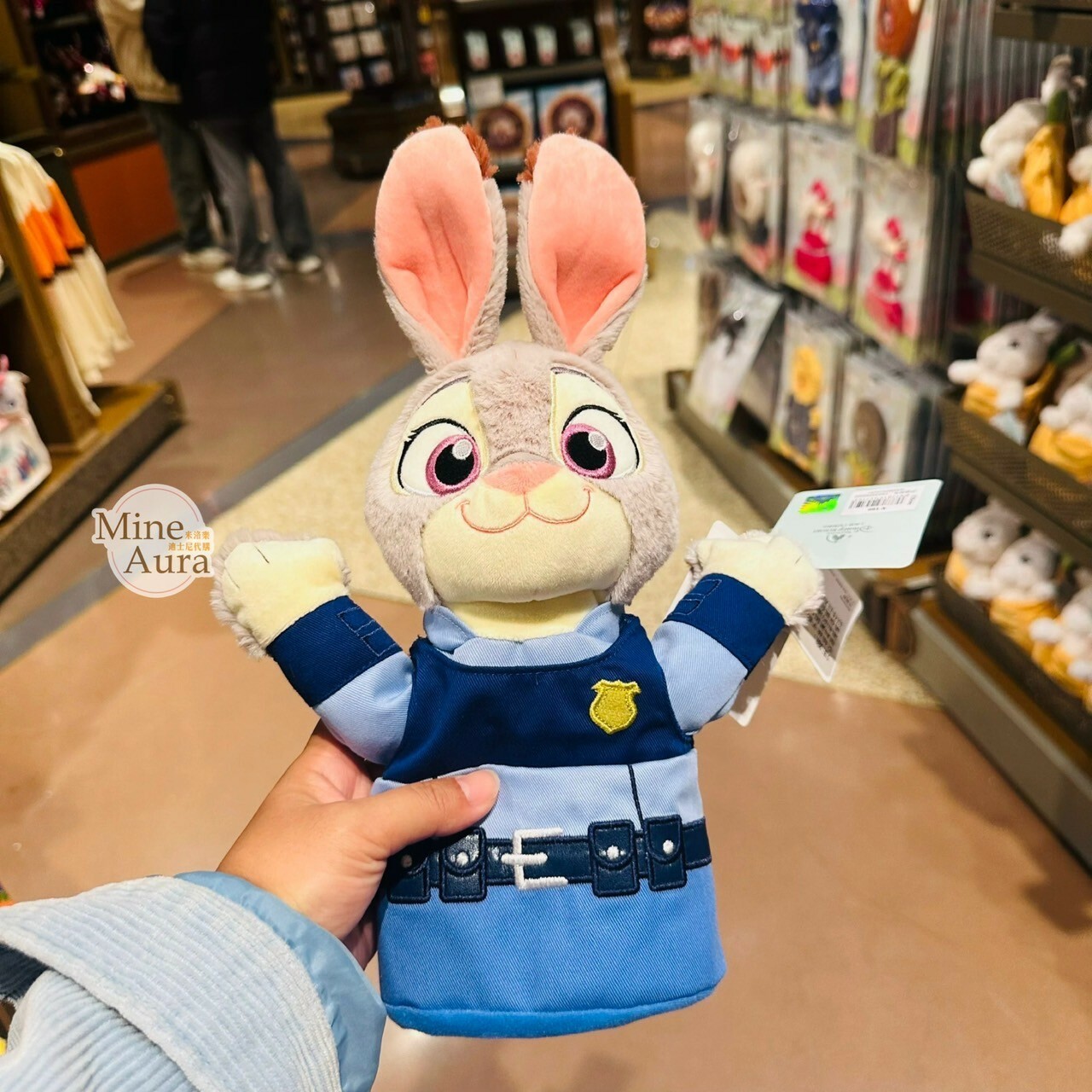 哈茱蒂 Judy 兔 絨毛 手偶 娃娃 玩偶 動物方城市 Zootopia -上海迪士尼樂園