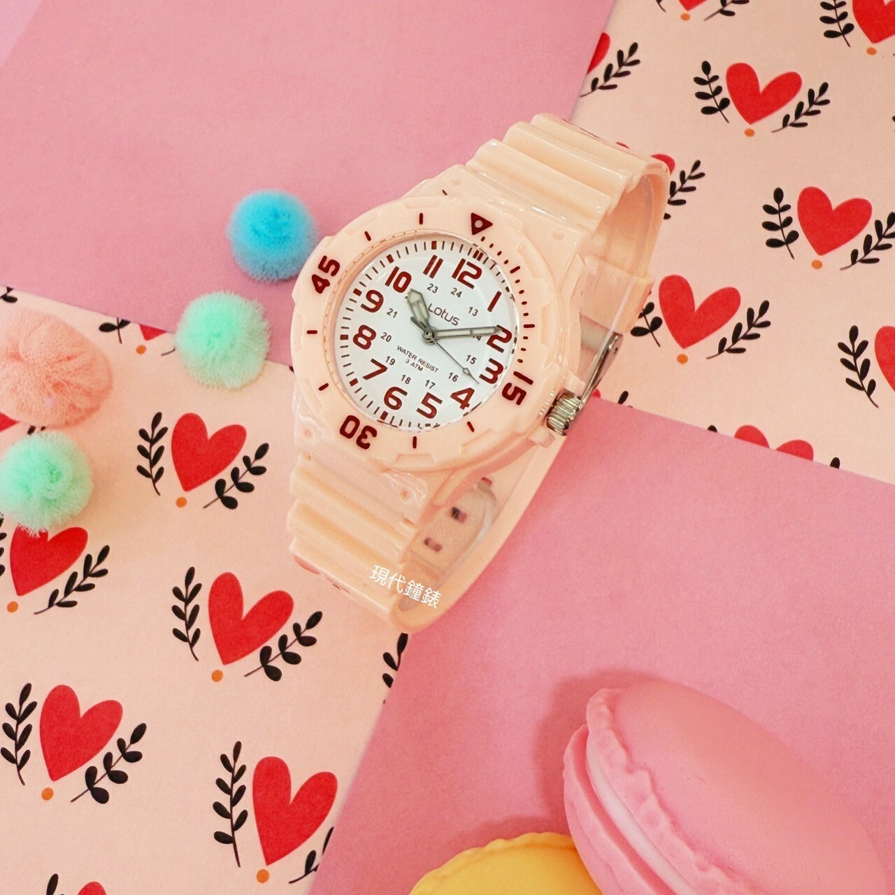 【JAGA 捷卡】LOTUS系列小甜心數字錶 TIP2108L1-39 33mm現代鐘錶