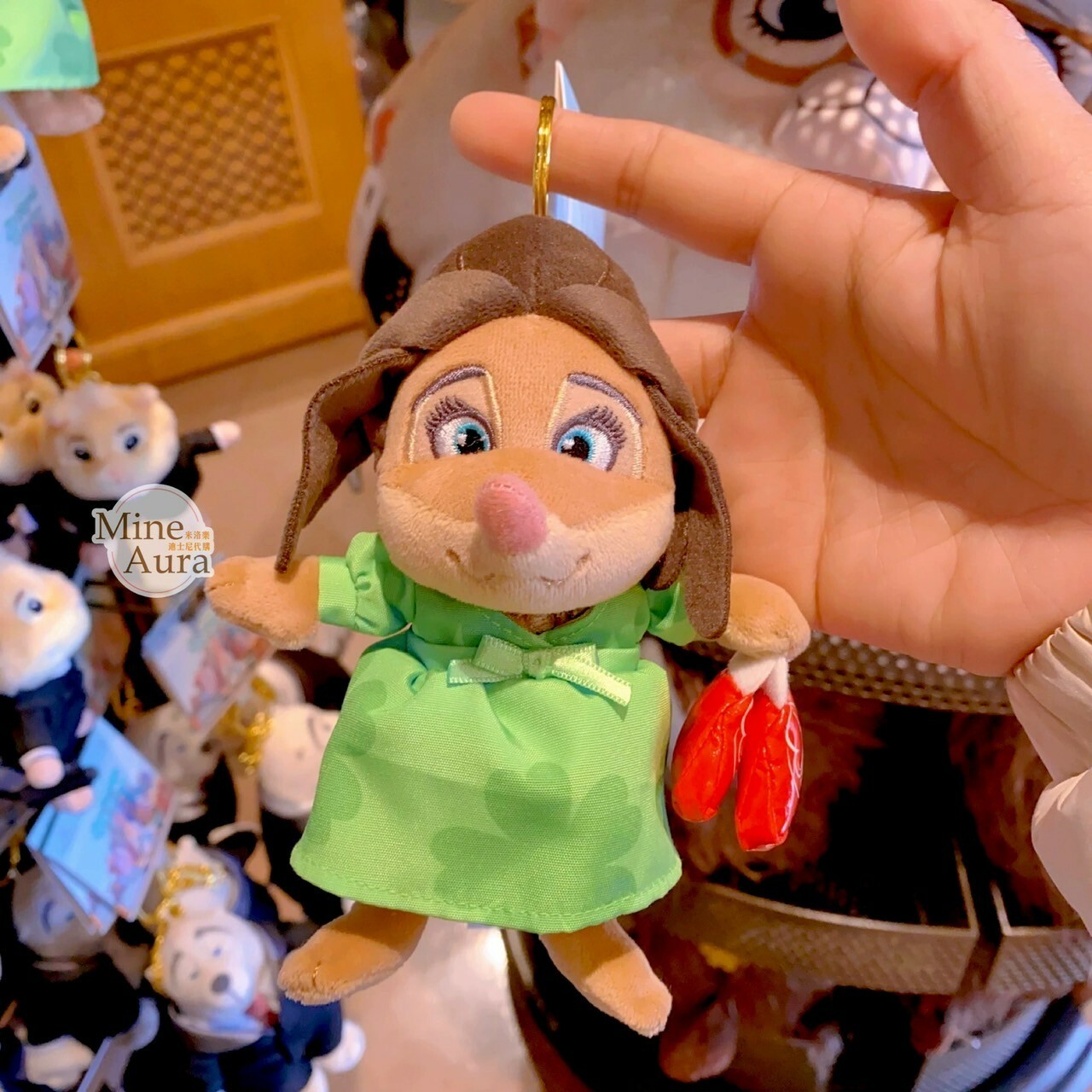 露露 Flu Flu 絨毛 鑰匙圈 吊飾 動物方城市 Zootopia -上海迪士尼樂園