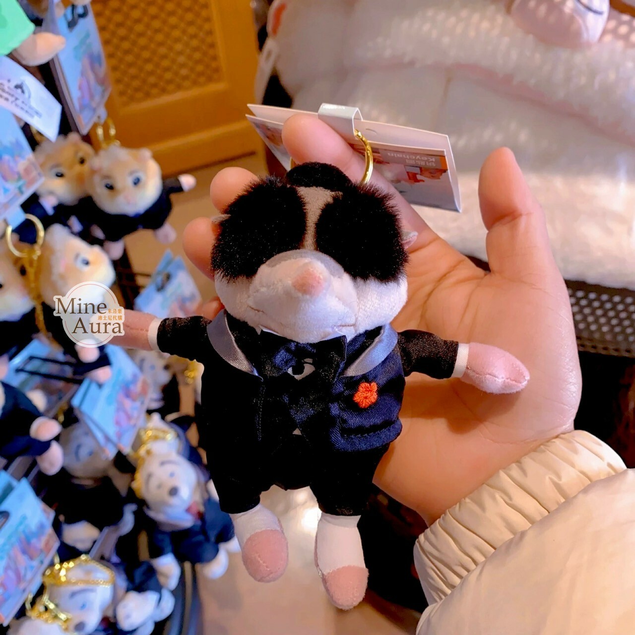 B老大 Mr. Big 絨毛 鑰匙圈 吊飾 動物方城市 Zootopia -上海迪士尼樂園