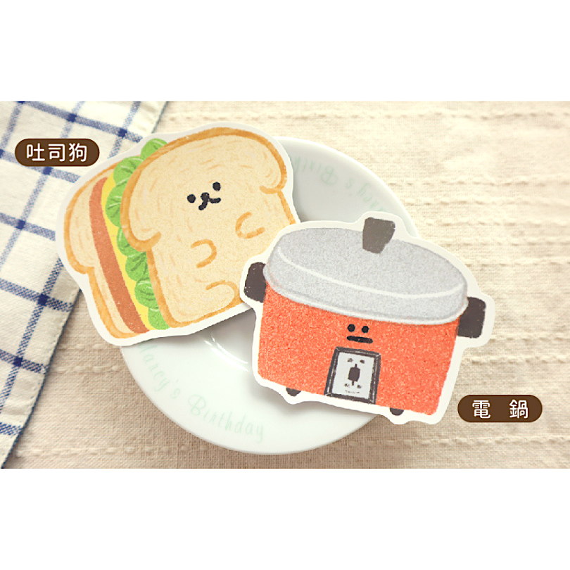 Sunny Co. Waterproof Big Sticker－Riri Koko Series (Taiwanese Stationery Brand)
