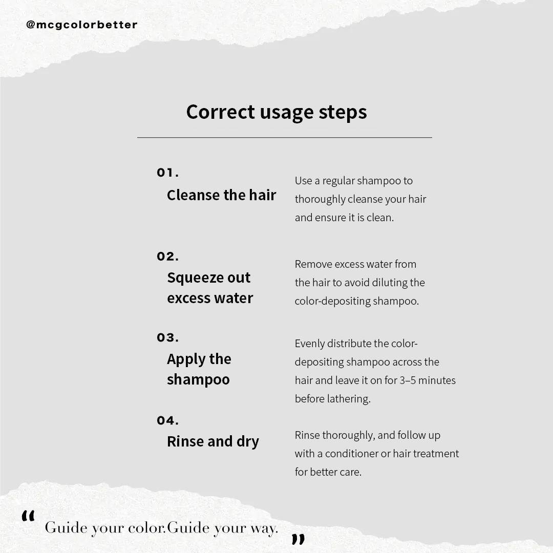 Correct usage step