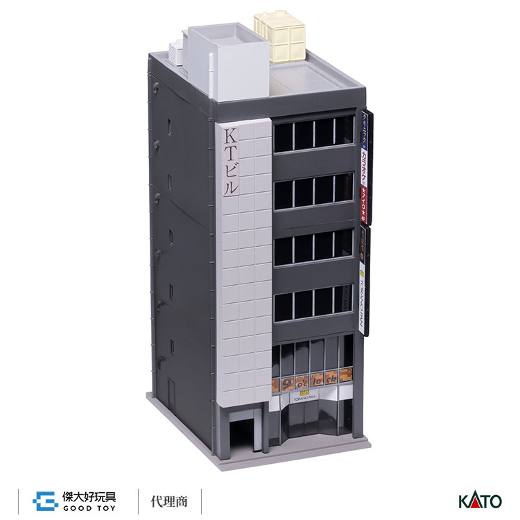 KATO 23-432C 建物 商務大樓1 (6層 炭灰色)